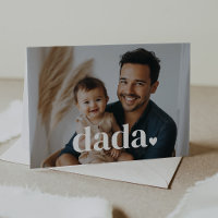Dada Heart - Foto-Karte des ersten Vaters