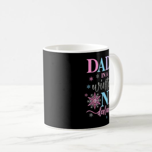 Dada In A Winter Onederland Birthday Girl Sweet Sn Kaffeetasse (VorderseiteRechts)