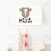 Dada Kuh Print Cow Muster Vatertag Banner (Insitu)
