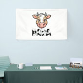 Dada Kuh Print Cow Muster Vatertag Banner (Messeveranstaltung)