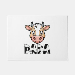Dada Kuh Print Cow Muster Vatertag Fußmatte