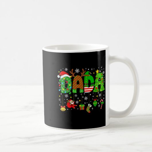 Dada Matching Funny Christmas Family Couple Xmas S Kaffeetasse (Rechts)