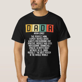 Dada Meaning Vater Definition Funny Pater Best Vat T-Shirt