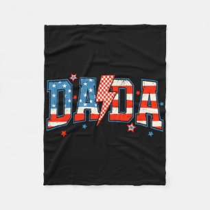Dada Mini 4. Juli American Family Matching T-Shirt Fleecedecke