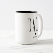 Dada New Dad Tasse (VorderseiteRechts)