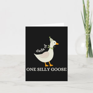 Dada of One Albern Goose Papa Gänse Vatertag Karte