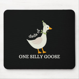 Dada of One Albern Goose Papa Gänse Vatertag Mousepad