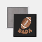 Dada Of The 1 Year Old Football First Birthday Boy Magnet (Vorderseite/Rückseite)