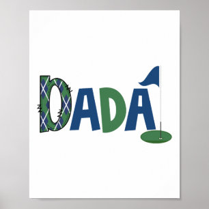 Dada of the Birthday Boy Hole in einem Golf Sport Poster