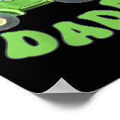 Dada Of The Birthday Boy Tractor Farm Trucks Famil Poster (Ecke)