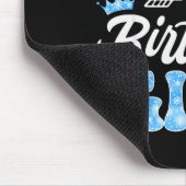 Dada Of The Birthday Girl Snowflakes Winter Christ Mousepad (Ecke)