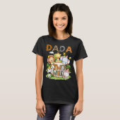 Dada Of The Two Wild Safari Jungle 2nd Birthday Bo T-Shirt (Vorne ganz)