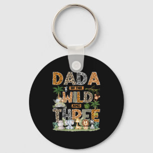 Dada of the Wild & Drei Zoo 3. Geburtstagssafa Schlüsselanhänger