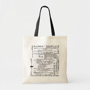 DADA PROGRAMMSOIREE Taschen-Tasche Tragetasche