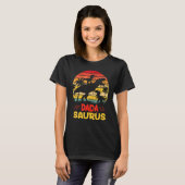 Dada Saurus Rex Dada Dinosaurier 2 Zwei Kinder Vat T-Shirt (Vorne ganz)