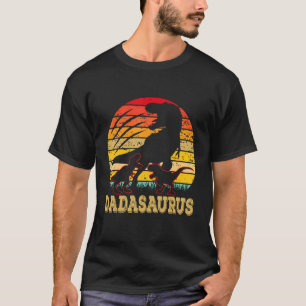 Dada saurus Rex Dinosaur Dada 2 Kinder Familie Mat T-Shirt