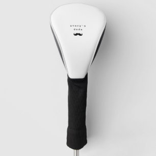 Dada Schnurrbart Benutzerdefinierter Name Vatertag Golf Headcover