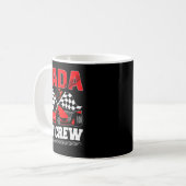 Dada T Crew Racing Family Race Car Birthday Boy Kaffeetasse (Vorderseite Links)