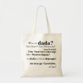 Dada Taschen-Tasche Tragetasche (Vorne)