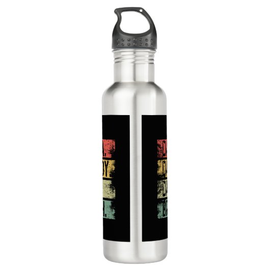 Dada. Vater. Papa. Bruh Edelstahlflasche (Rückseite)