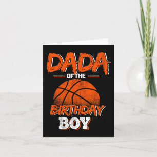 Dada vom Geburtstagskind Basketball Lover Daddy F Karte