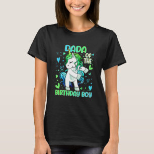 Dada von der Geburtstagsparty Boys Dabbing Unicorn T-Shirt