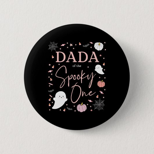 Dada von der spöttischen ein Mädchen ersten Geburt Button (Vorderseite)