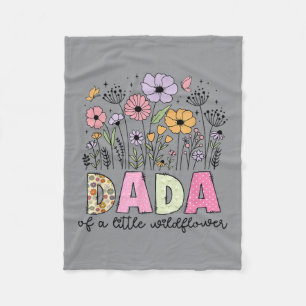 Dada von Little Wildflower Babys Geburtstagsfeier Fleecedecke