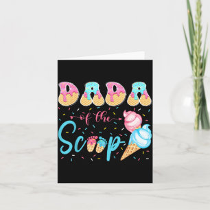 Dada von The Scoop Ice Cream Gender Reveal Baby Karte