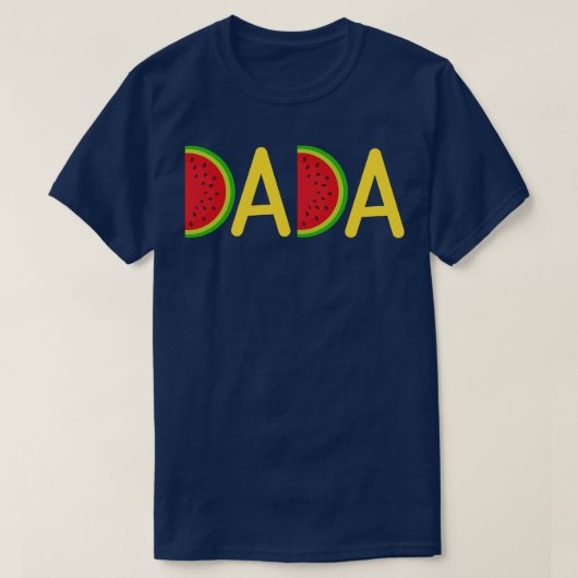 Dada Watermelon Vater Vathers Day T-Shirt (Design vorne)