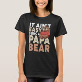 Dadabear Daddy Bear Idea Sunglasses Dad T-Shirt (Vorderseite)