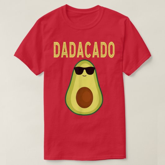Dadacado Funny Avocado Vater Vathers Day Daddy Men T-Shirt (Design vorne)