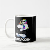 Dadacorn - Einhorn Vater und Byby Funny Kaffeetasse (Links)