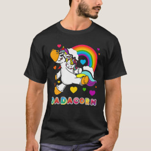 Dadacorn Fairy Tale Vatertag Papa Rainbo T-Shirt