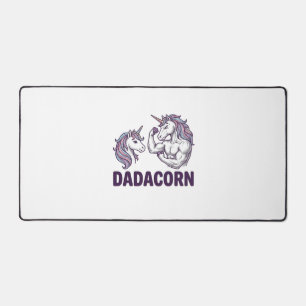 Dadacorn Lustiges Einhorn Vater Vektor-Shirt-Desig Schreibtischunterlage