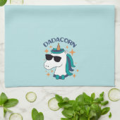 Dadacorn mit Sonnenbrille Geschirrtuch (Gefaltet)