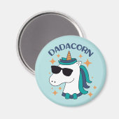 Dadacorn mit Sonnenbrille Magnet (Vorderseite/Rückseite)