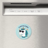 Dadacorn mit Sonnenbrille Magnet (In Situ (Geschirrspüler))