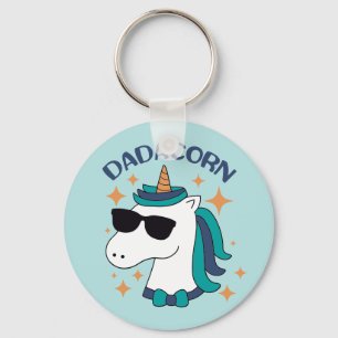 Dadacorn mit Sonnenbrille Schlüsselanhänger