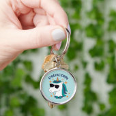 Dadacorn mit Sonnenbrille Schlüsselanhänger (Hand)