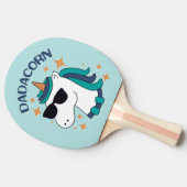 Dadacorn mit Sonnenbrille Tischtennis Schläger (Seitenansicht)