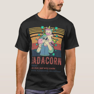 Dadacorn Retro Vintag Wie Papa einfach viel mehr C T-Shirt