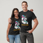 Dadacorn - Unicorn Vater und Baby Papa Sonnenbrill T-Shirt (Unisex)