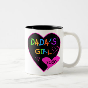 Dadas Girl T - Shirt, Tasse, Button, Magnet, Mehr Zweifarbige Tasse