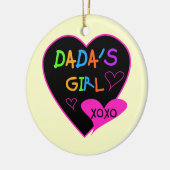 Dadas Mädchen-T - Shirt, Tasse, Knopf, Magnet, Keramik Ornament (Links)