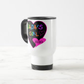 Dadas Mädchen-T - Shirt, Tasse, Knopf, Magnet, Reisebecher (Vorderseite Links)