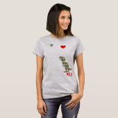 Dadasaurus Daddy Rex Autism Awareness Proud Vater T-Shirt (Vorne ganz)