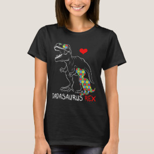 Dadasaurus Daddy Rex Autismus-Bewusstsein Stolz Pa T-Shirt