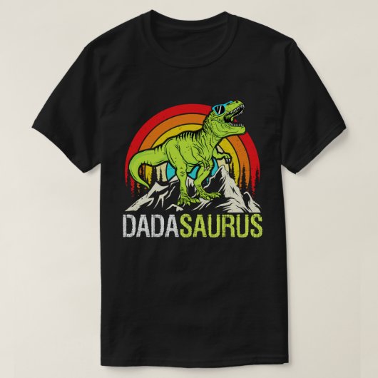 Dadasaurus Dinosaur Dad Dada Saurus Father’s Day T-Shirt (Design vorne)