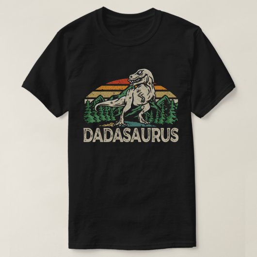Dadasaurus Dinosaur Dad Dada Saurus Father’s Day T-Shirt (Design vorne)